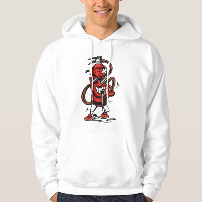 Fire Extinguisher - Exlusive  design Hoodie (Front)
