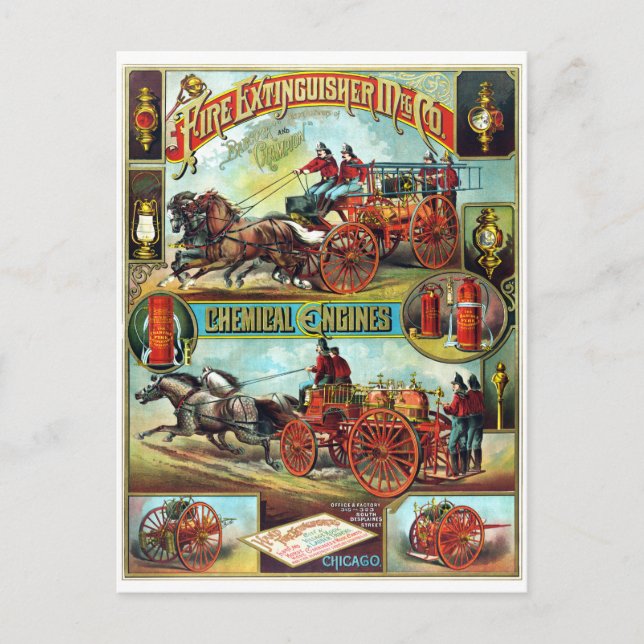 Fire Extinguisher Manufacturing Company Postcard (Front)