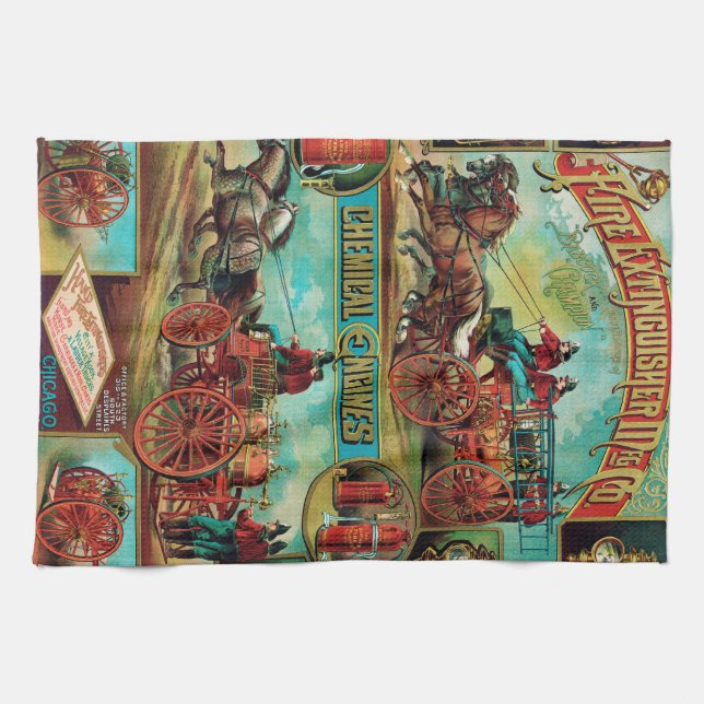 Fire Extinguisher MFG Co. Kitchen Towel (Horizontal)