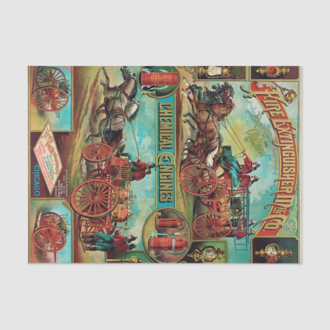 Fire Extinguisher MFG Co. Tissue Paper (Front)