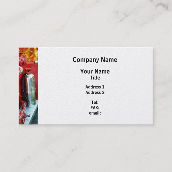 Fire Extinguisher Business Cards & Profile Cards Zazzle CA
