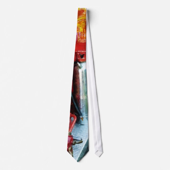Fire Extinguisher on Fire Truck Tie (Front)