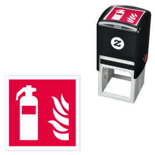 Fire Extinguisher Safety Sign Self-inking Stamp