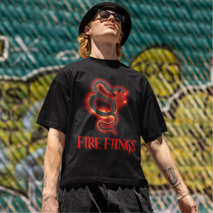 Fire Fangs Snake Men's Graphic Tee