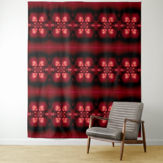 Fire Feather Dream Catcher Red 3 Tapestry