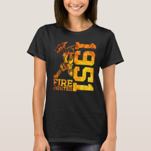 Fire Fighter 1951 71 Years Fire Brigade 71st Birth T-Shirt