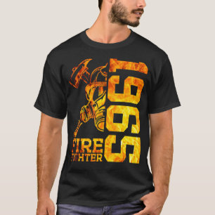 Fire Fighter 1965 57 Years Fire Brigade 57th Birth T-Shirt