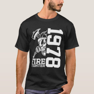 Fire Fighter 1978 44 Years Fire Brigade 44th Birth T-Shirt