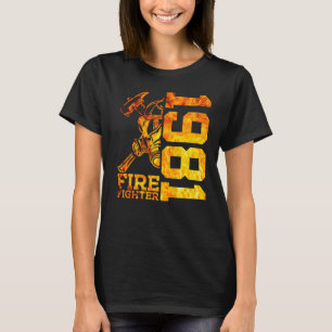 Fire Fighter 1981 41 Years Fire Brigade 41st Birth T-Shirt