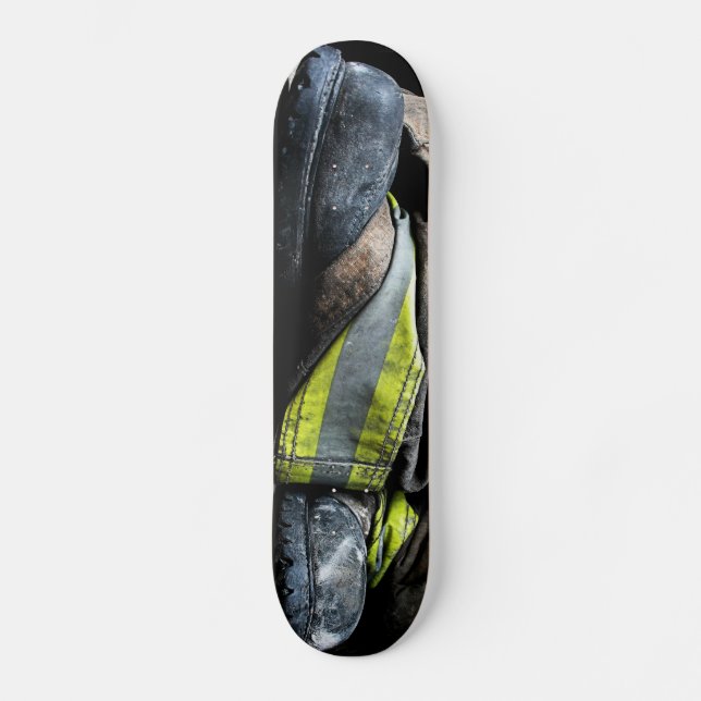 Fire Fighter Boots Skateboard (Front)
