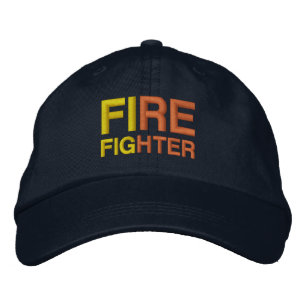 FIRE FIGHTER EMBROIDERED HAT