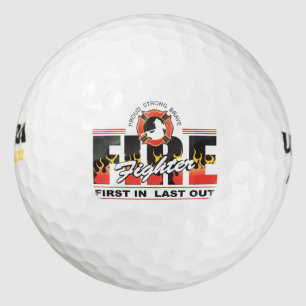 Fire Fighter First In, Last Out Golf Balls