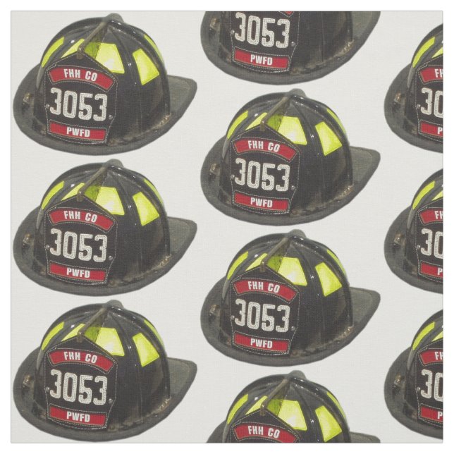 Fire Fighter Helmet Fabric (Swatch)