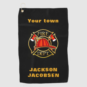 Fire Fighter Helmet    Golf Towel