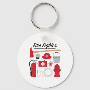 Fire Fighter Keychain