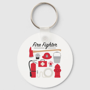 Fire Fighter Keychain