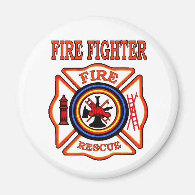 FIRE FIGHTER MAGNET (Front)
