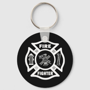 Fire Fighter Maltese Keychain