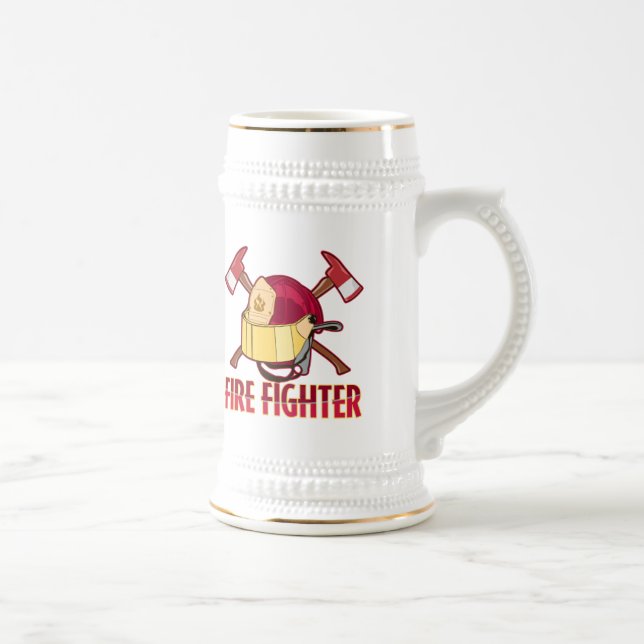 Fire Fighter Tribute Beer Stein (Right)
