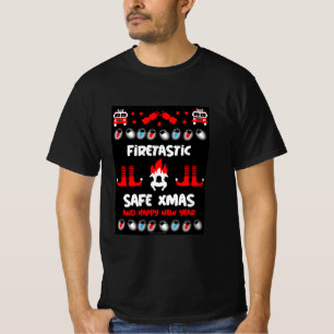 Fire-fighter ugly xmas    T-Shirt