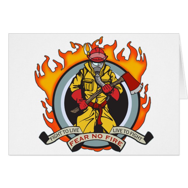 Fire Fighters Fear No Fire (Front Horizontal)