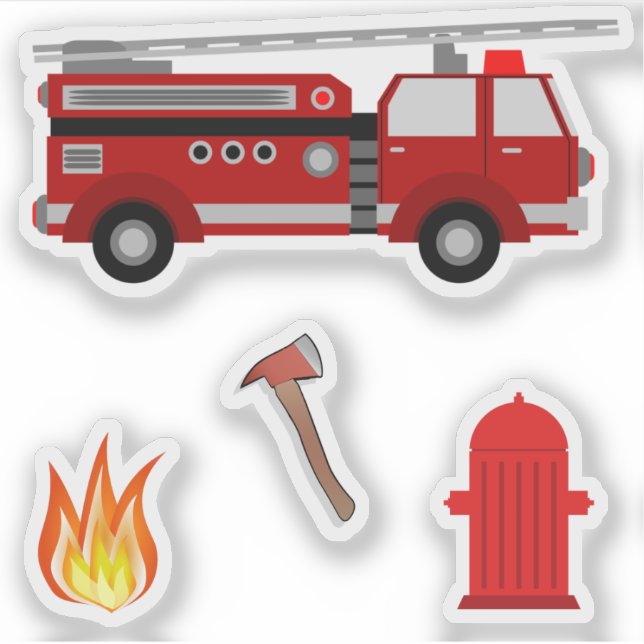 Fire Fighters Illustration (Front)