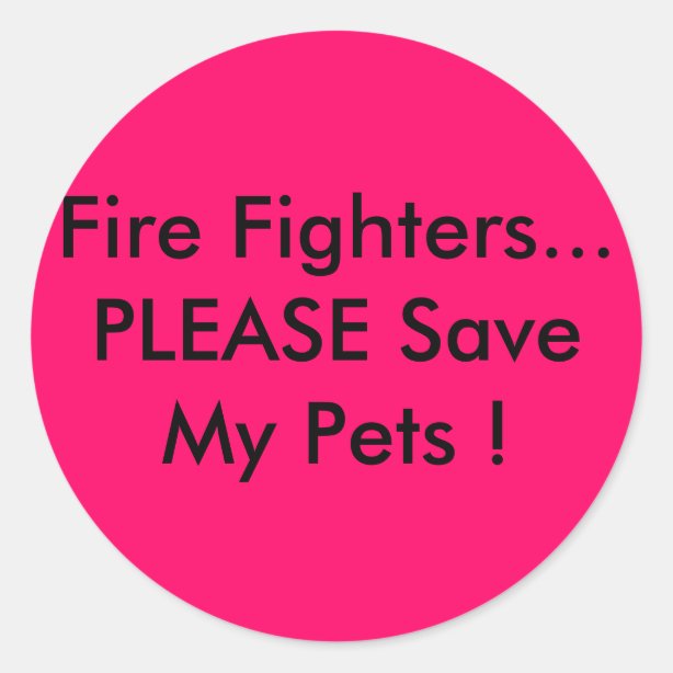 Save My Pet Stickers | Zazzle CA
