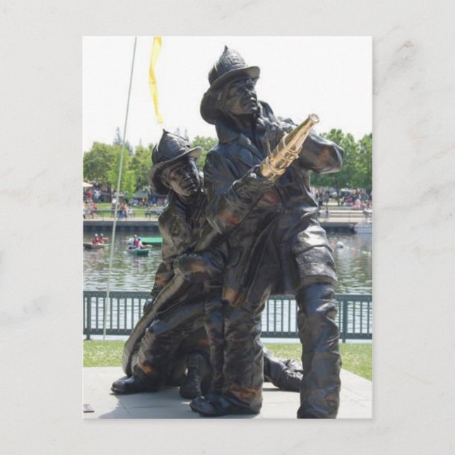 fire fighters postcard (Front)