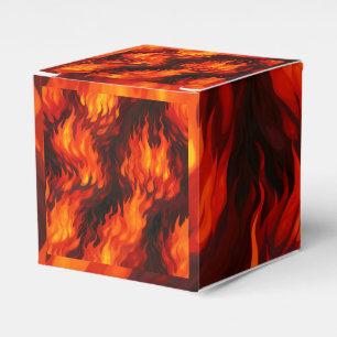 Fire Flame Favour Box