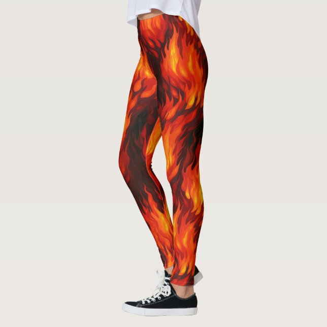 Fire Flame Leggings (Left)