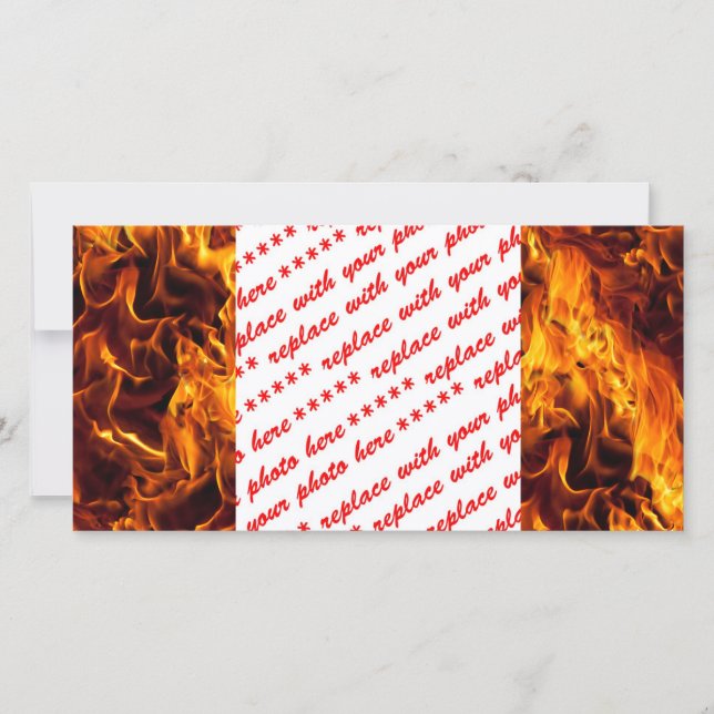 Fire / Flame Pattern Background (Front)