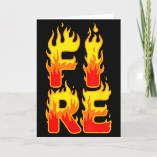 Fire Flame Shirt Adult Kids Men Women Fire And Ice Card