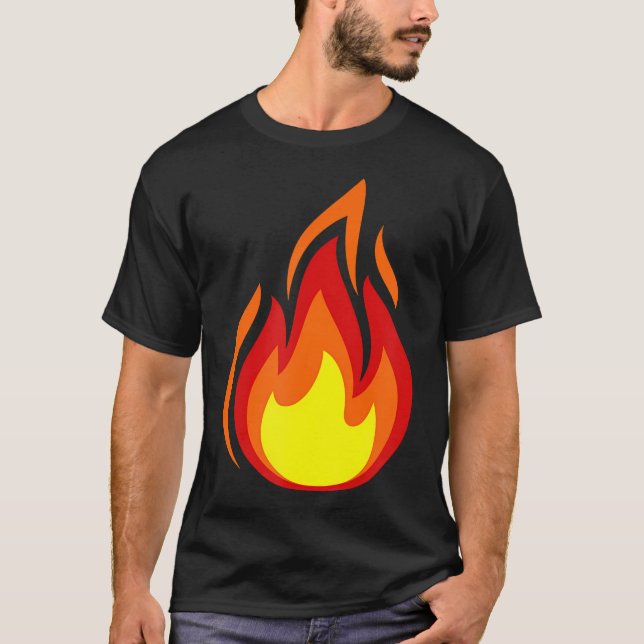 Fire Flame Symbol T-Shirt (Front)