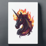 Fire & Flame Unicorn (1) Plaque<br><div class="desc">Fire & Flame Unicorn (1)</div>