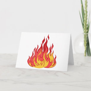 Fire Flames Card