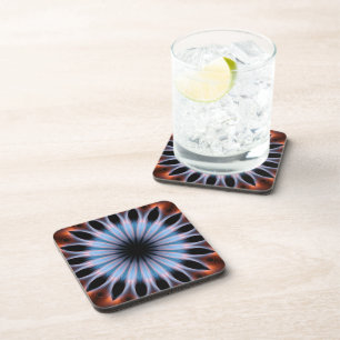 Fire-Flames Kaleidoscope Coaster