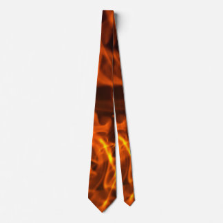 Fire Flames Neck Tie