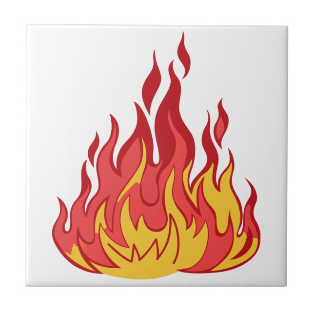 Fire Flames Tile (Front)