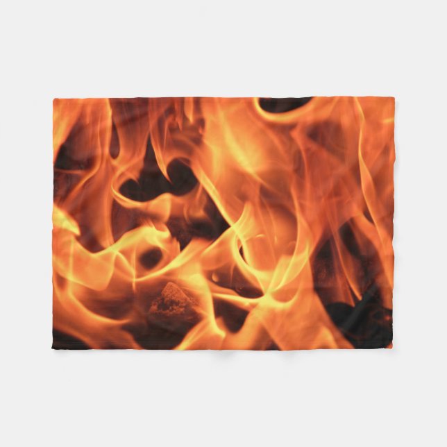 Fire Fleece Blanket (Front (Horizontal))