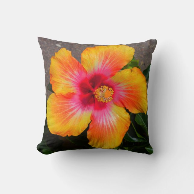 Fire Flower Pillow (Front)