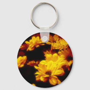 Fire flowers keychain