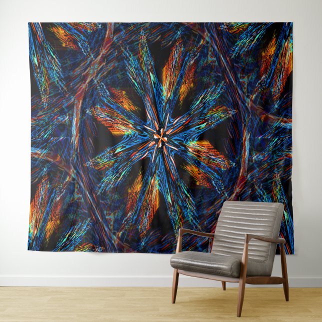 Fire Flowers..... Tapestry (In Situ (Horizontal))