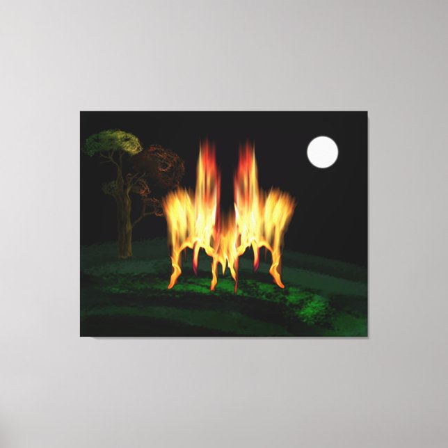 Fire Fly Canvas Print (Front)