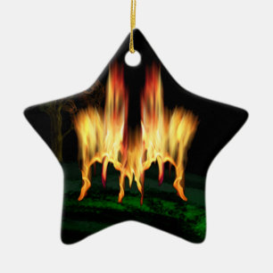 Fire Fly Ceramic Ornament