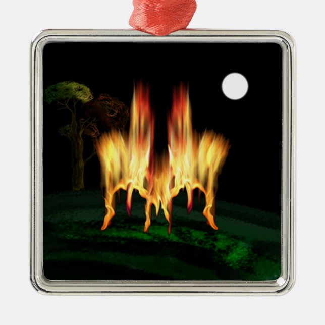 Fire Fly Metal Ornament (Front)