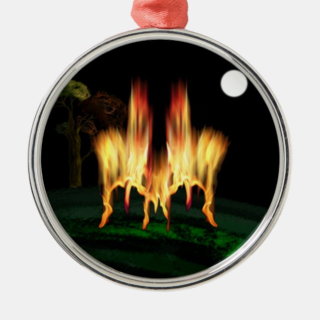 Fire Fly Metal Ornament (Front)