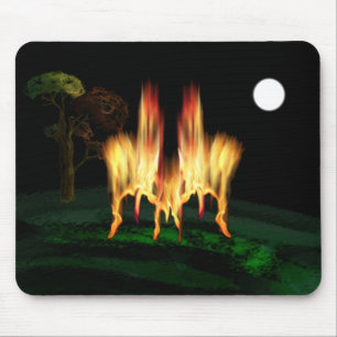 Fire Fly Mouse Pad