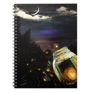 Fire Fly Sky Notebook