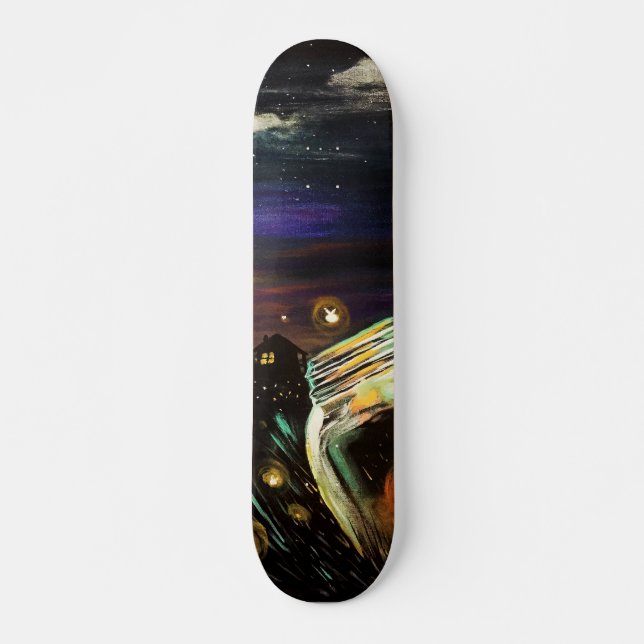 Fire Fly Sky  Skateboard (Front)