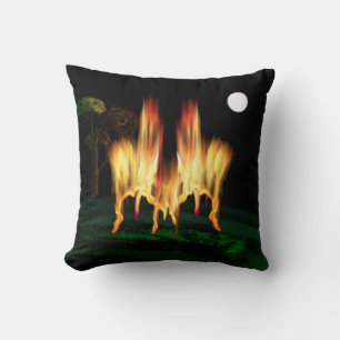 Fire Fly Throw Pillow